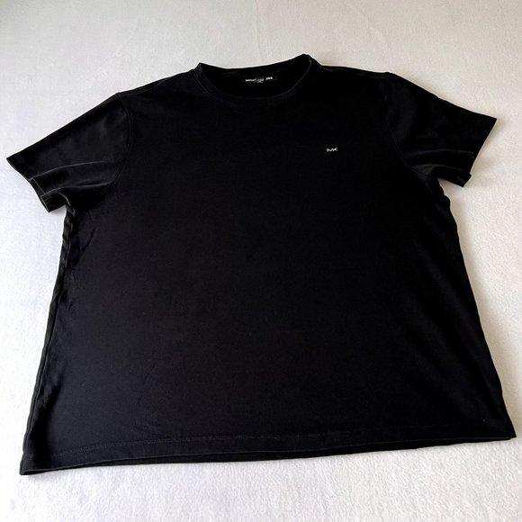 Michael Kors Black Soft Neutral Capsule Tee T shirt Large - Picture 1 of 8